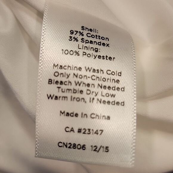 Talbots Paisley Canvas Cotton A-Line Skirt - Picture 3 of 15